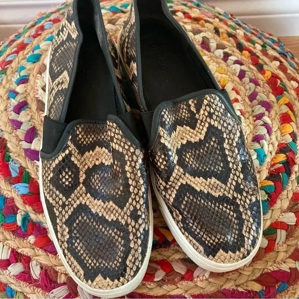 Vince snakeskin slippers  sneakers